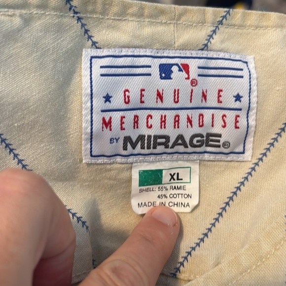 Mirage Texas Rangers men’s vintage style button down baseball jersey size XL - Picture 10 of 11